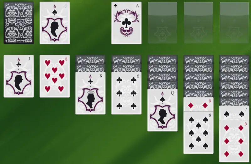 Solitaire Game Rules example 3