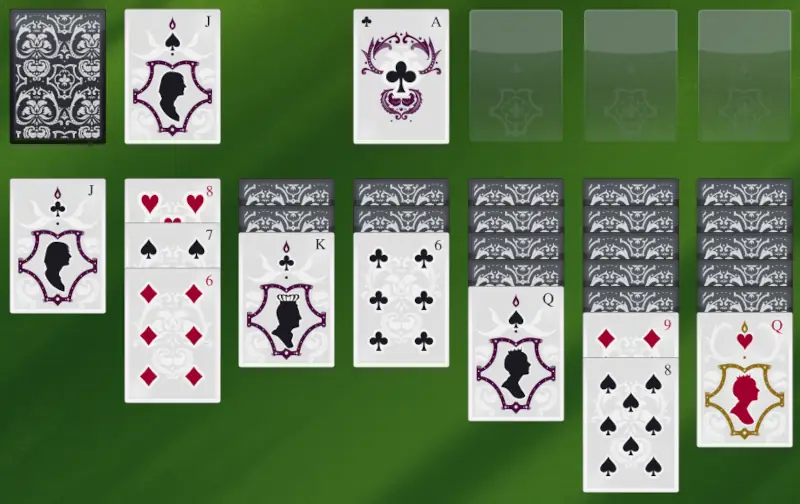 Solitaire Game Rules: Example 4