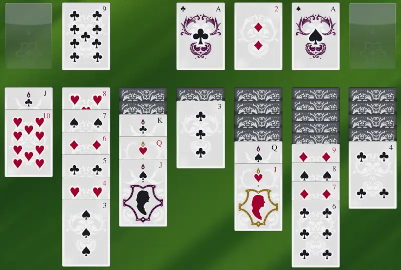 Solitaire Game Rules: example 5